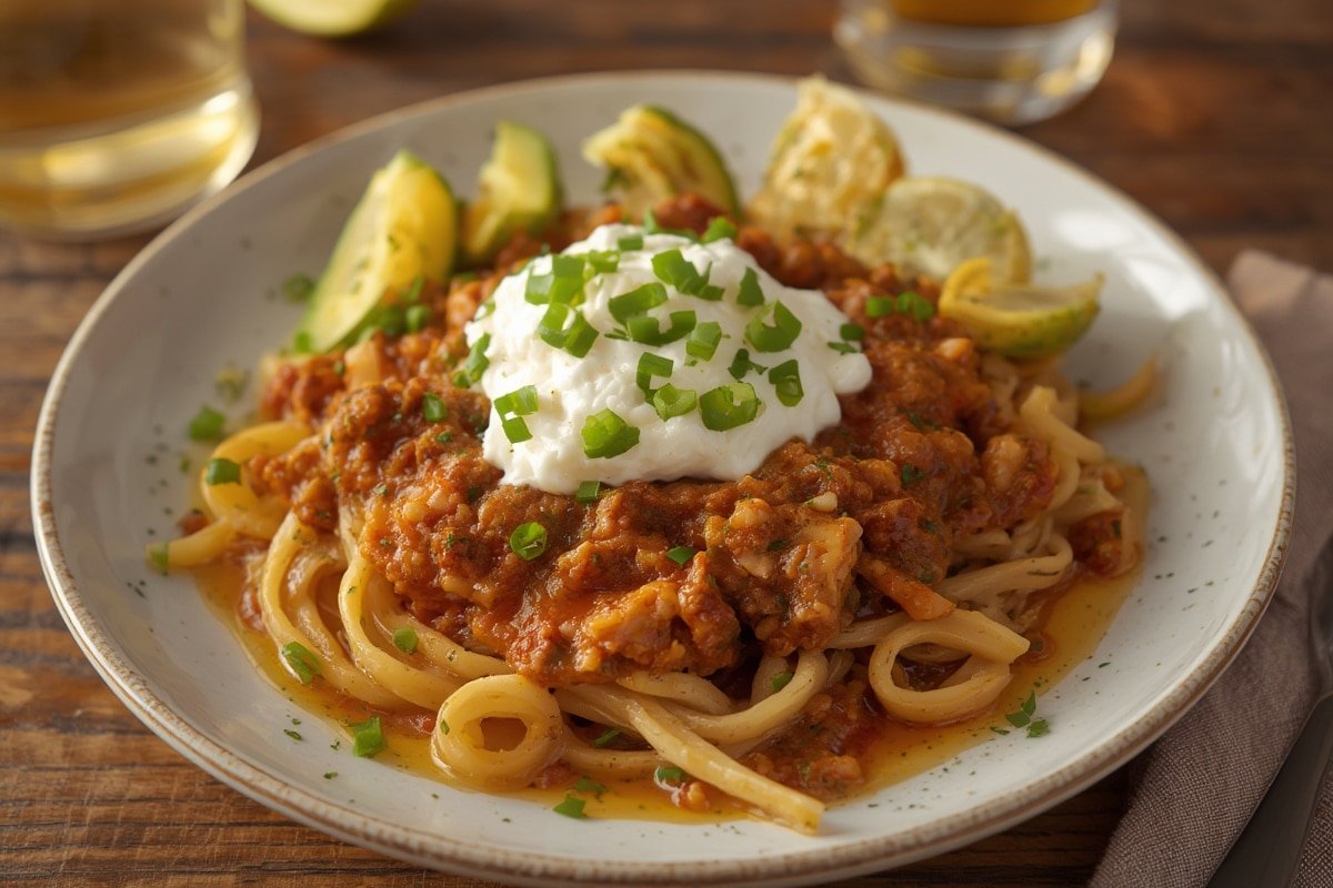 Lentil Sloppy Joes served on toasted buns with pickles