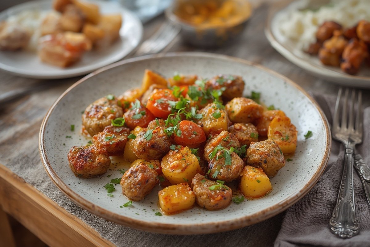 Quick Easy Dinners on a family table