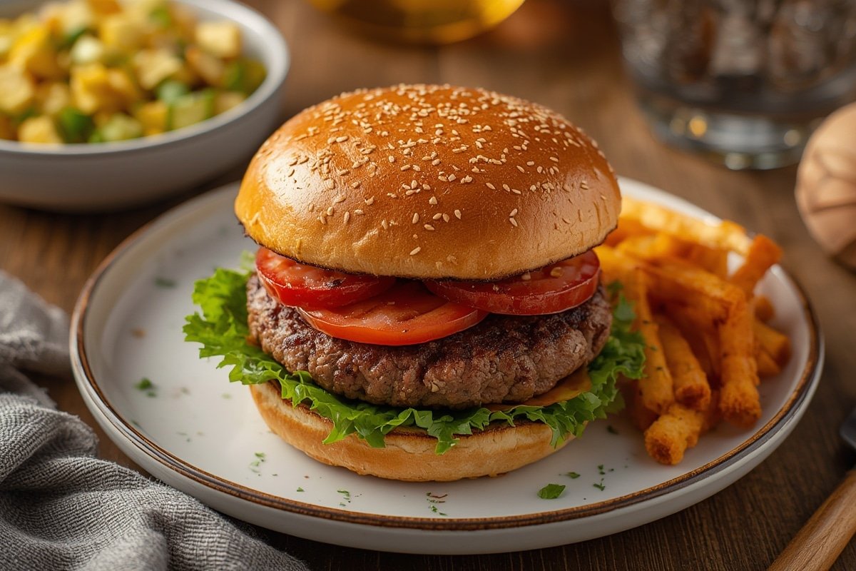 Juicy, perfectly charred homemade burgers stacked high with fresh toppings