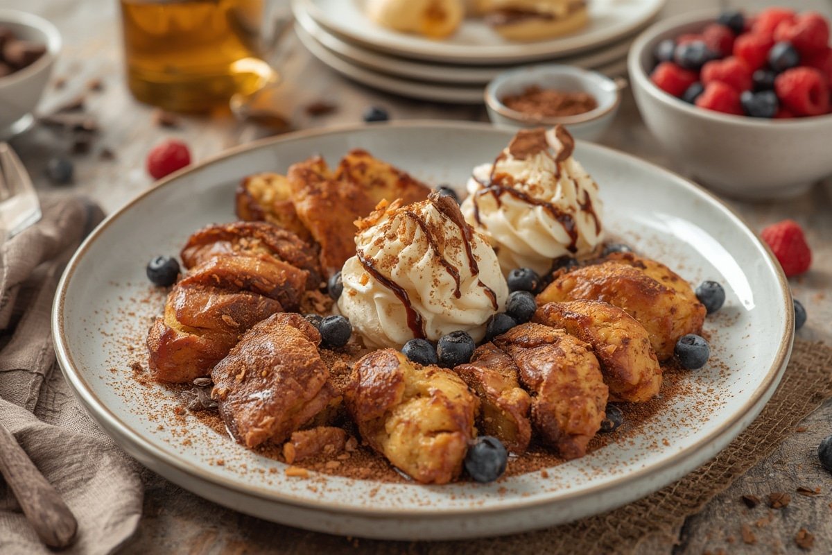 Decadent high protein desserts including chocolate pudding and berry parfaits